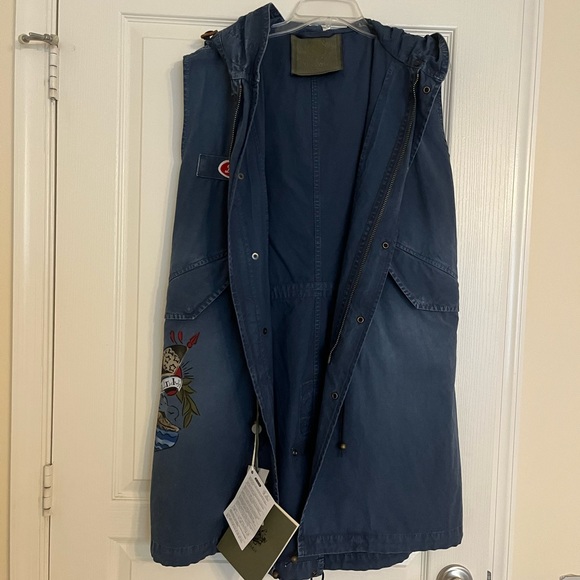 MR & MRS ITALY Full-length Vest jacket Small - Picture 6 of 14